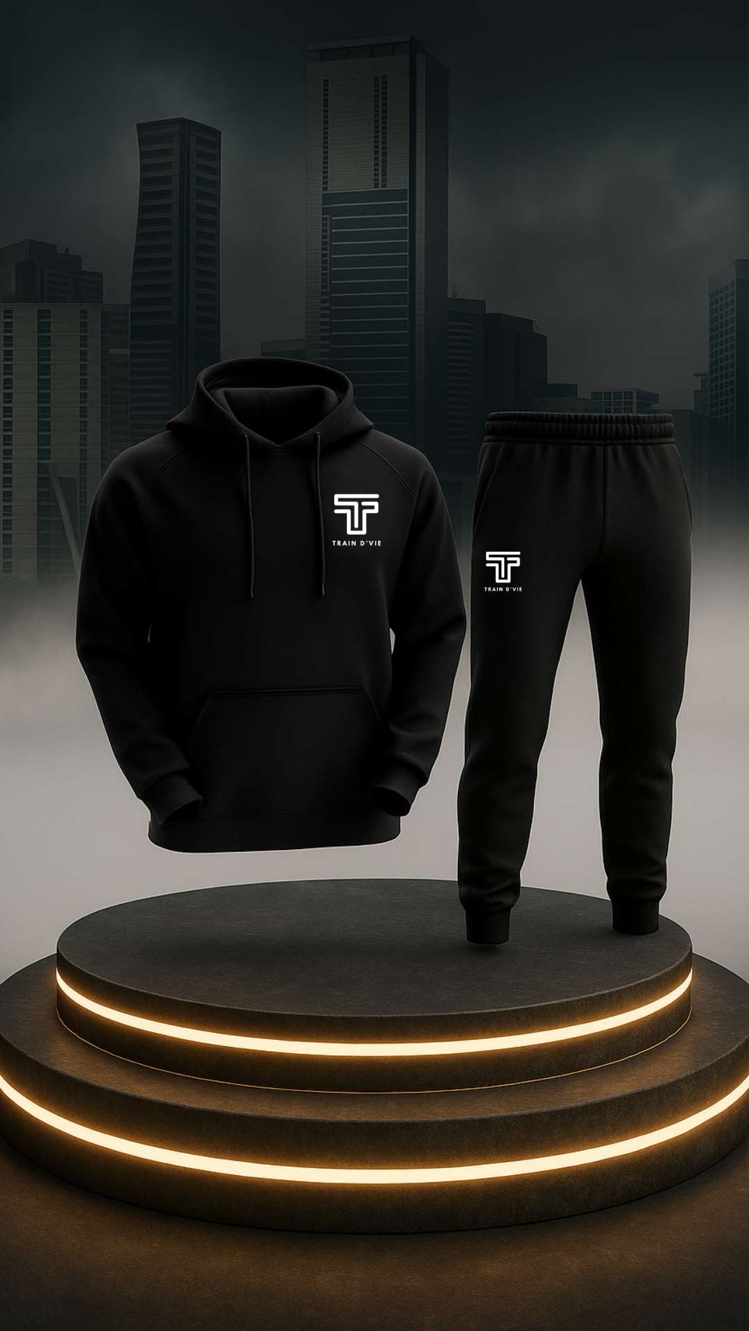 Ensemble hoodie et jogging Train D'Vie