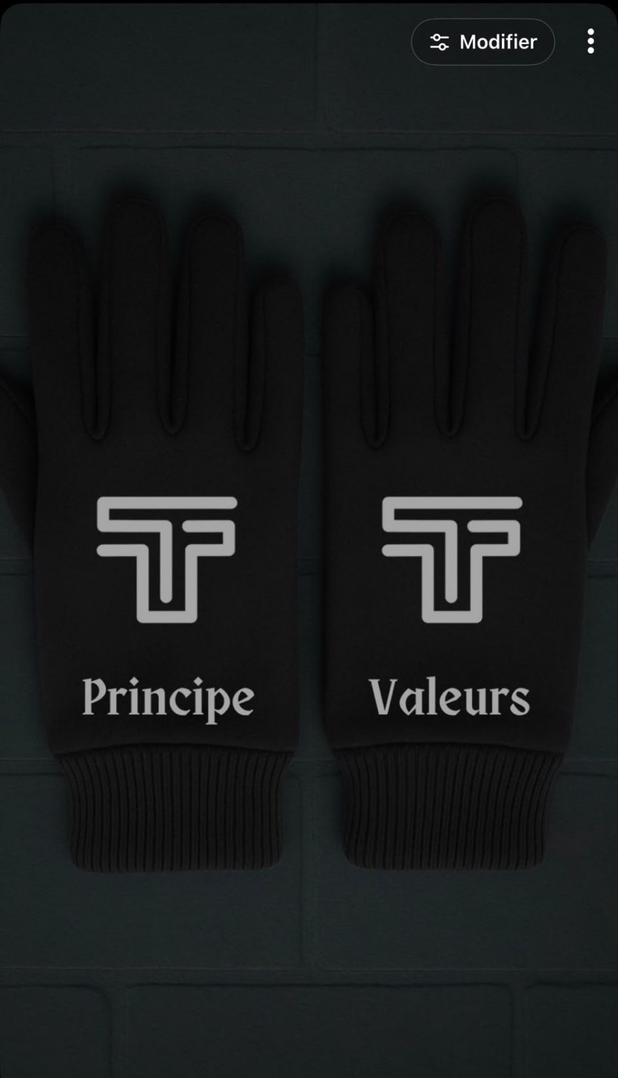 Gants Train D'Vie Principe Valeurs